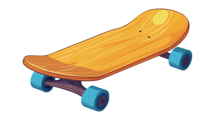 Skateboard Side View Vector Illustration Icon for Design Projects