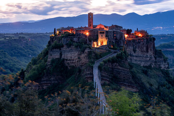 Medieval Village on a Hilltop
