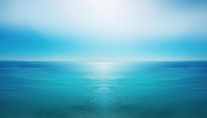 Obraz premium Tranquil Blue Sky and Water Backgrounds Serene Scenes for Creative Projects