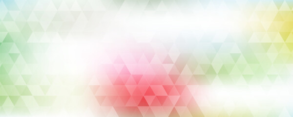 Multicolor rainbow low poly background. Abstract gradient pastel vector background from triangles. Polygonal colorful design. Vector illustration