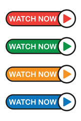 watch now video play button vector icon