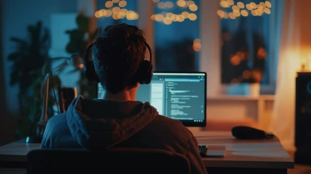 Immersive Virtual Learning Environment with AI Tutor Interface in a Cozy Remote Study Setup