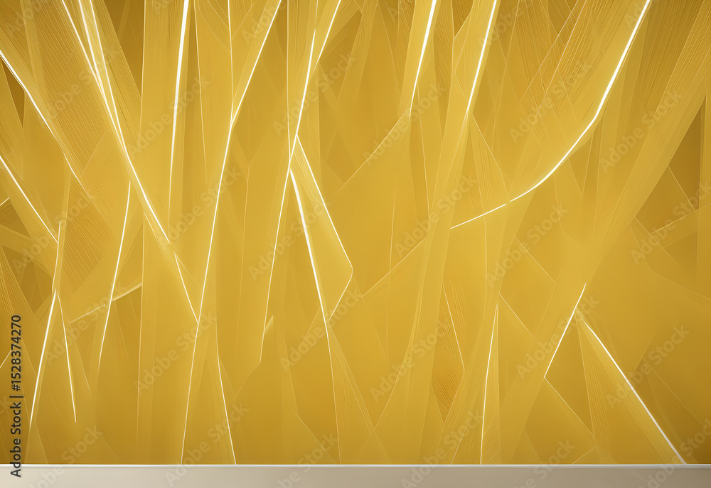 Poster yellow light and simple background with color transition texturing and gradient designs and artistic