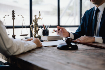 Legal Consultation with Lawyer and Client