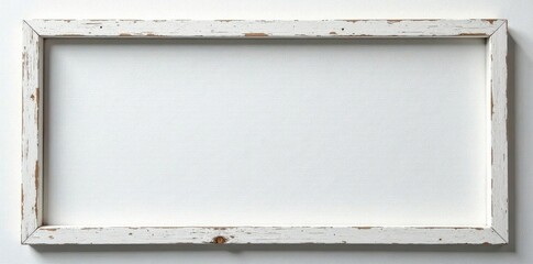 Rustic white frame, weathered wood, shabby chic , art, detail