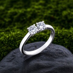 two wedding rings