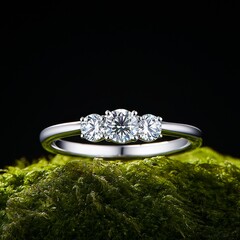 ring with diamonds