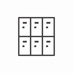 bank deposit boxes icon sign vector