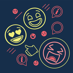set of icons for web design Ai-Generated