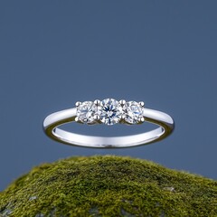 ring with diamonds