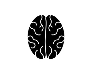 creative details Outline silhouette Coffee Bean icon vector