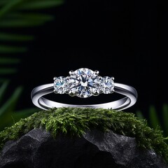 diamond ring with diamonds