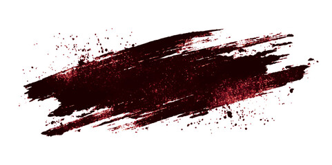 Vibrant Red Abstract Paint Splatters. Dynamic Red and Black Brushstroke Art
