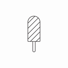 ice cream cone icon sign vector