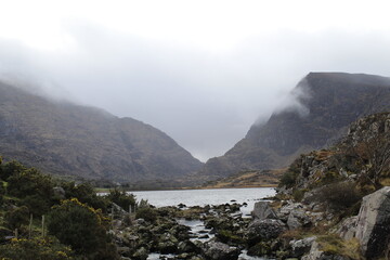 Misty Mountains by the Lake