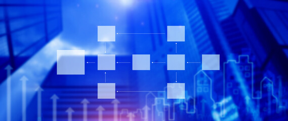 Business process and data management organigram, Design workflow automation with flowcharts, model...