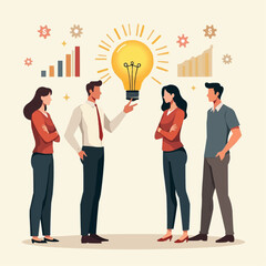 business team with idea