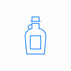 bottle with handle icon sign vector