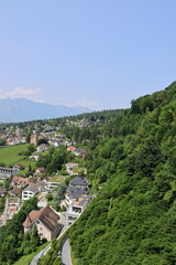 Vaduz cityscapes in summer