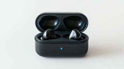 Wireless earbuds in charging case (1)