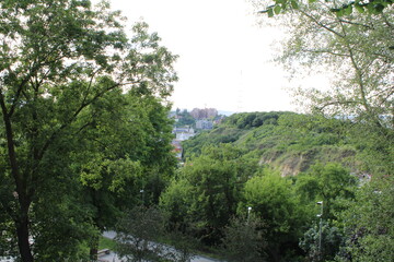 Fototapeta premium view of the city of Kyiv
