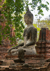 Obraz premium Wat Mahathat Temple Statue