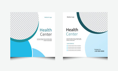 Professional Medical Poster Set for Healthcare Services