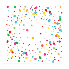 Obraz premium Abstract colorful confetti background