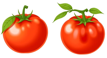Tomato set vector, Tomatoes illustration, Red tomato, Ripe tomatoes, Fresh tomato set, Tomato collection, Tomato clipart, Whole tomato vector, Sliced tomato, Tomato halves, Tomato pieces, Cherry tomat