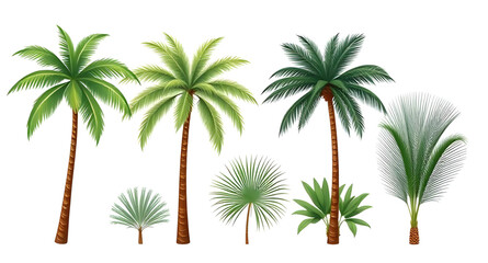 Palm tree vector, Tropical tree vector, Coconut tree illustration, Palm tree icon, Beach tree vector, Summer palm vector, Exotic tree vector, Palm silhouette, Palm tree clipart, Palm tree flat design,