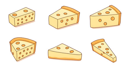 Cheese vector, Set of cheese, Cheese illustration, Cheese slice vector, Cheese block vector, Cheese collection, Assorted cheese vector, Cheese clipart, Cheese platter vector, Cheese wheel vector, Chee