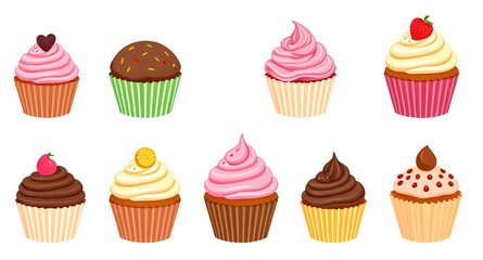 Cupcake vector, Cupcake illustration, Cupcake clipart, Cupcake icon, Cupcake drawing, Sweet cupcake vector, Cupcake dessert vector, Frosted cupcake, Cupcake with sprinkles, Cute cupcake vector, Chocol
