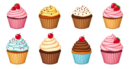 Cupcake vector, Cupcake illustration, Cupcake clipart, Cupcake icon, Cupcake drawing, Sweet cupcake vector, Cupcake dessert vector, Frosted cupcake, Cupcake with sprinkles, Cute cupcake vector, Chocol