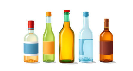 Bottles vector, Set of bottles, Bottle illustration, Glass bottles vector, Plastic bottles vector, Bottle collection, Empty bottles vector, Bottle clipart, Assorted bottles vector, Beverage bottles ve