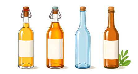 Bottles vector, Set of bottles, Bottle illustration, Glass bottles vector, Plastic bottles vector, Bottle collection, Empty bottles vector, Bottle clipart, Assorted bottles vector, Beverage bottles ve