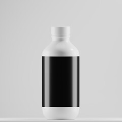 Clean White Bottle Mockup
