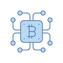 Cpu Mining Icon vector