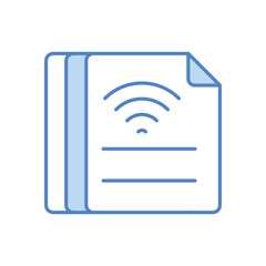 Smart Contract Icon vector