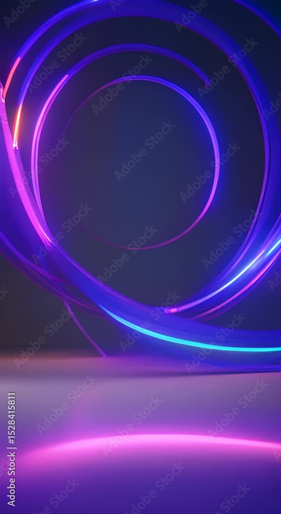 Aufkleber ultra minimal free video of eeeee with colorful lights hd resolution with hyper realistic background