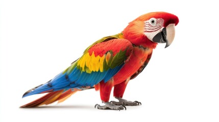 Vibrant parrot profile