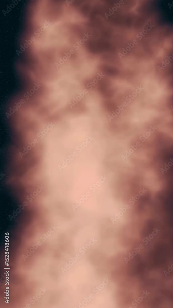 Poster a slow abstract background with soft orange flame like textures and gentle movement in the center - 