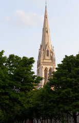 The American Cathedral Church of the Holy Trinity view in Paris . France.
