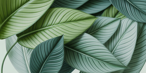 Green leaves background 