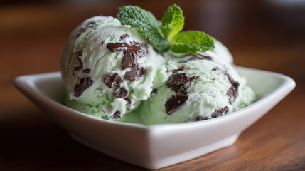 Mint Chocolate Chip home made icecream