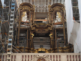Passau - the organ of St. Stephen's Cathedral is being restored.