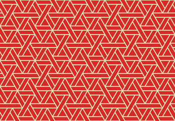 Seamless abstract geometric pattern from lines and triangles -vector eps8