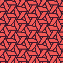 Geometric seamless pattern with lines and triangles -vector eps8