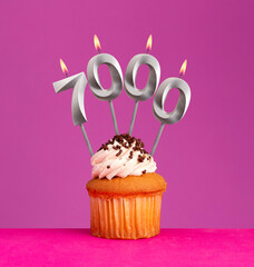 Candle number 7000 - Number of followers or likes