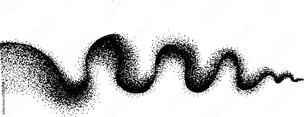 Aufkleber intricate stippling ink wave pattern for creative design projects