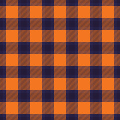 Suite seamless background vector, isolation tartan textile texture. Pajamas plaid check pattern fabric in bright and indigo colors.